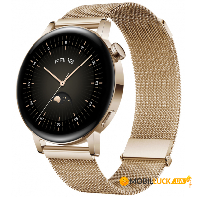 - Huawei Watch GT3 42mm Elegant Gold (55027151)