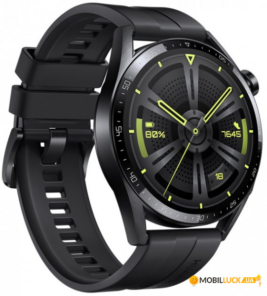 - HUAWEI Watch GT 3 46mm Black 