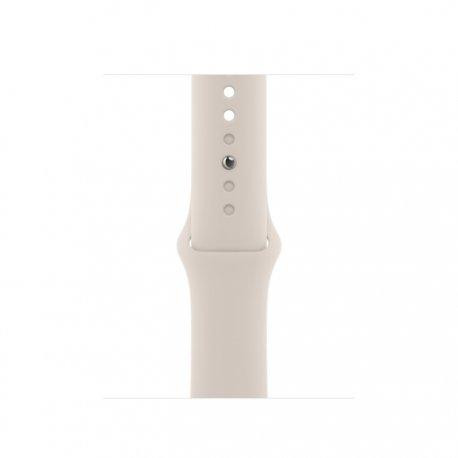 �����-���� Apple Watch SE 2 GPS + Cellular 40mm Starlight Aluminum Case with Starlight Sport Band - S/M (MNTK3)