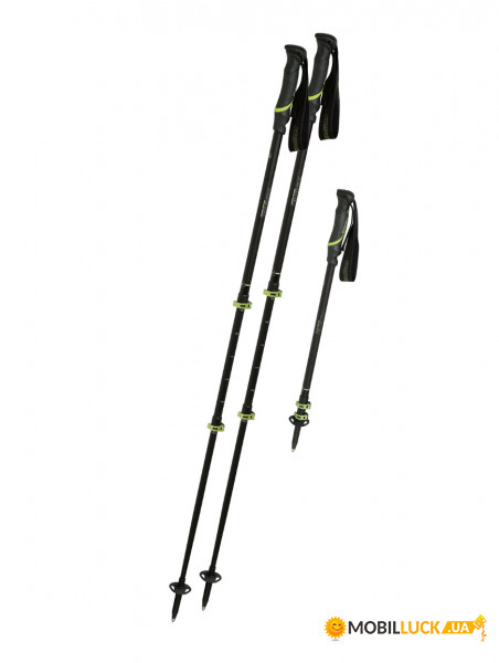   Komperdell Hikemaster Powerlock Black/Lime 			