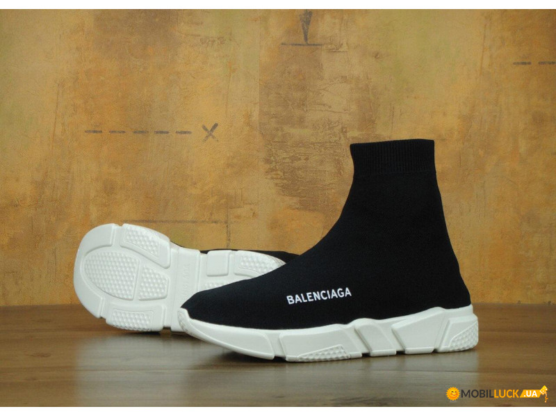  Balenciaga Speed Trainer Black White (   -  36-45) 40