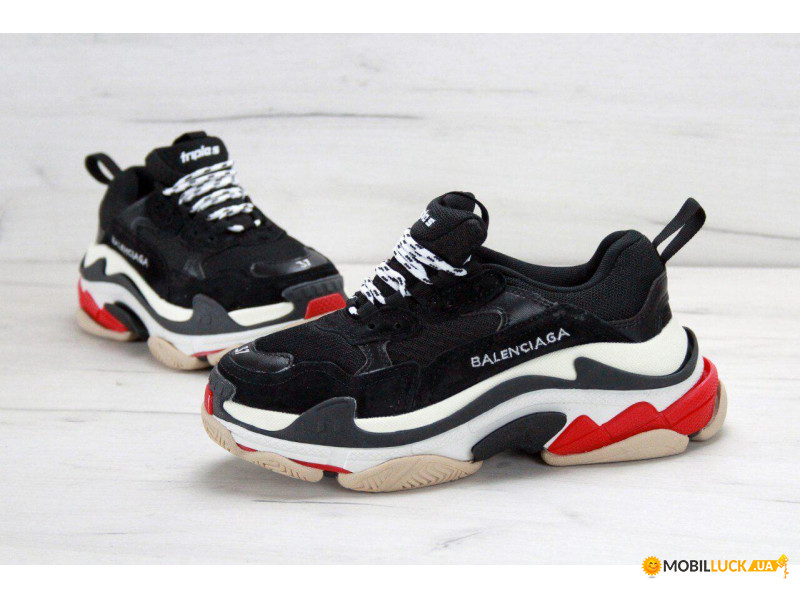   Balenciaga Triple S Black Red , 36