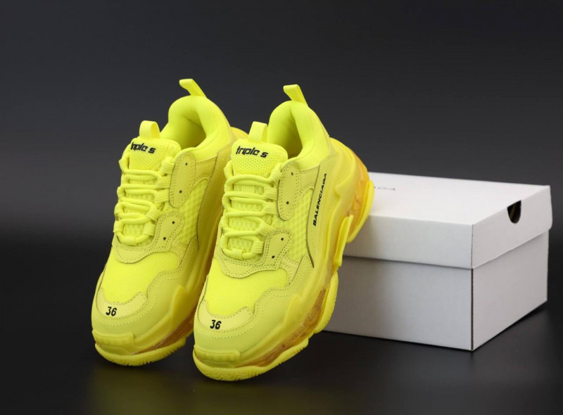  Balenciaga Triple S Neon Green 43