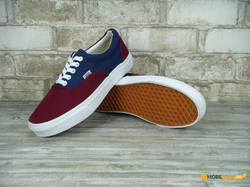  Vans Authentic Navy Red 37