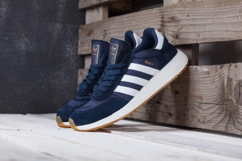  Adidas Iniki Runner Boost Navy Blue Gum 43