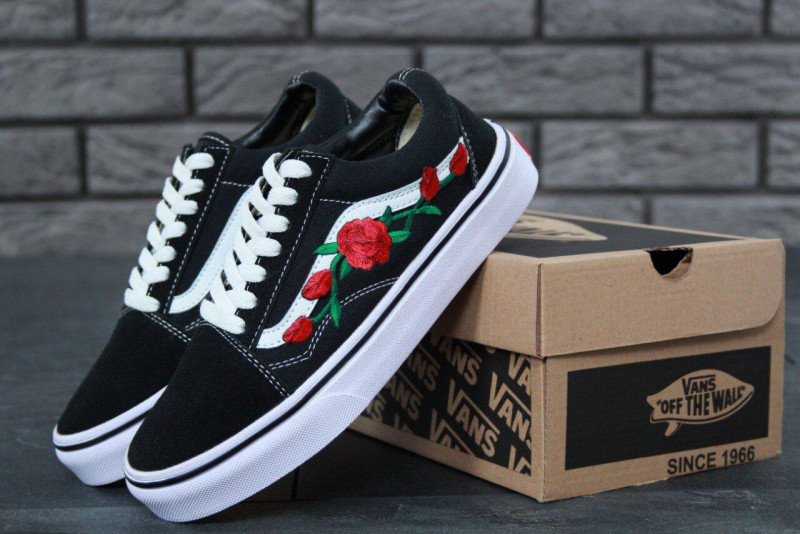  Vans Old Skool Art Black White Rose (    -  )     40