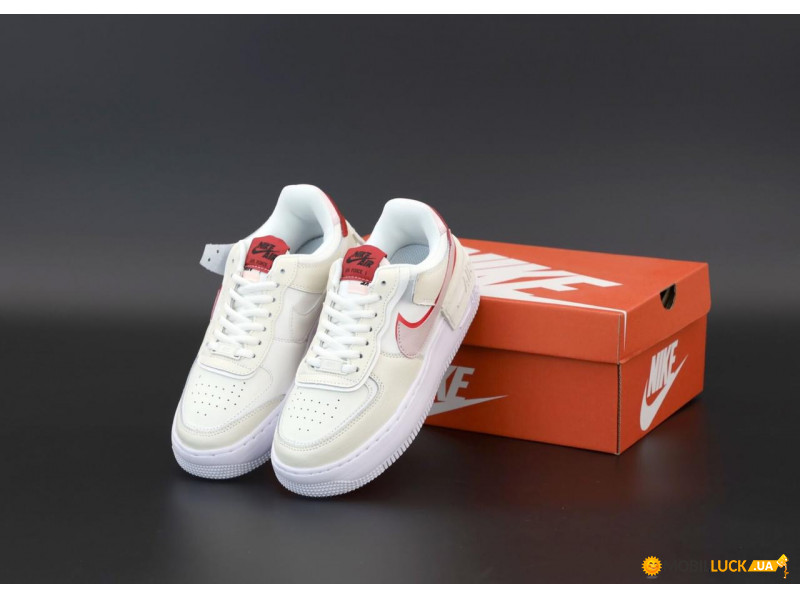 Ƴ  Nike Air Force Shadow White Red (     ) 38