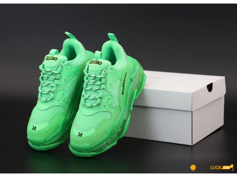 Ƴ  Balenciaga Triple S Green (    ) , 39, 