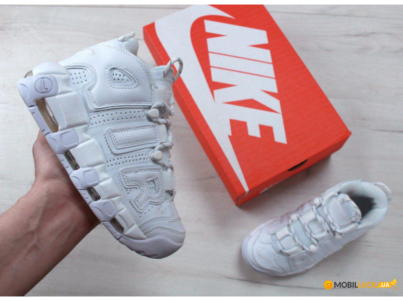  Nike Air More Uptempo Triple White (        )