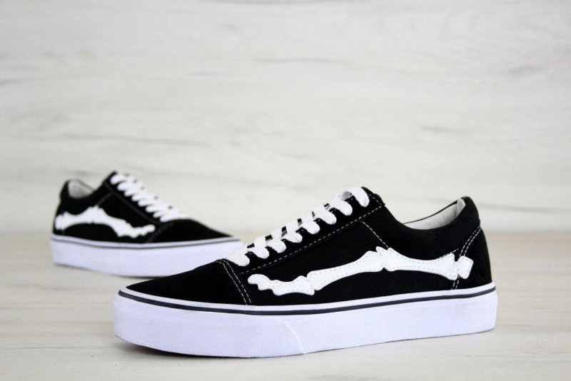  Vans Old School Black White Bones (    -  ) 44