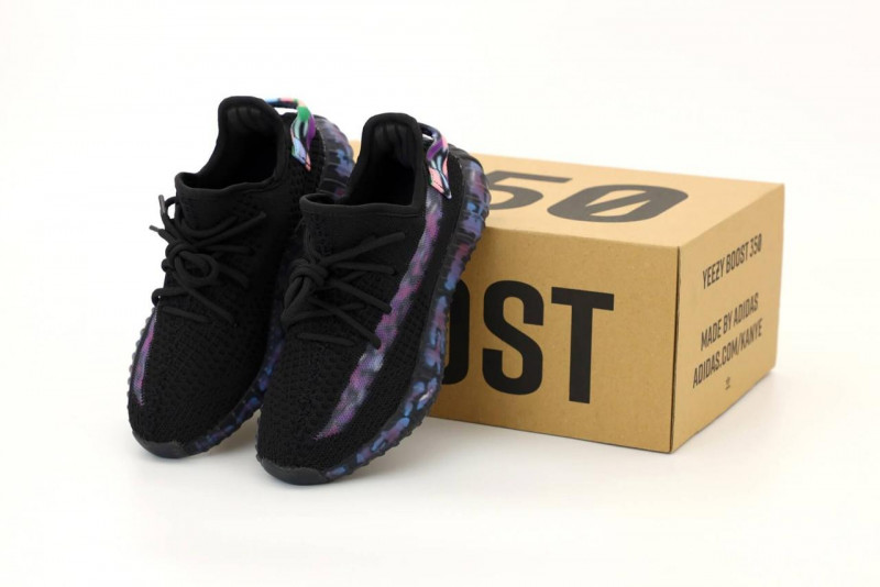  Adidas Yeezy Boost 350 V2 Black Blue Camo Reflective (       ) 38, /, 