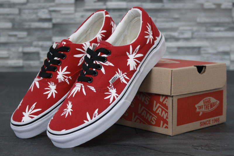  Vans Red Palm 39