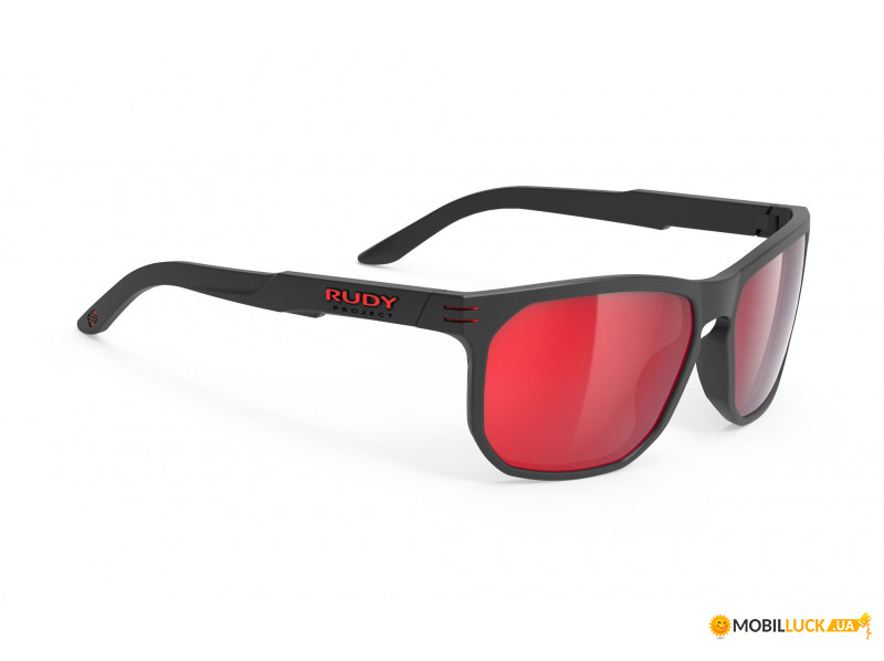   RUDY PROJECT SOUNDRISE Black Matte Multilaser Red