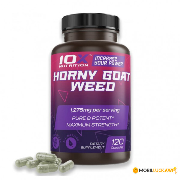   10XNutrition Horney Goat Weed 120 