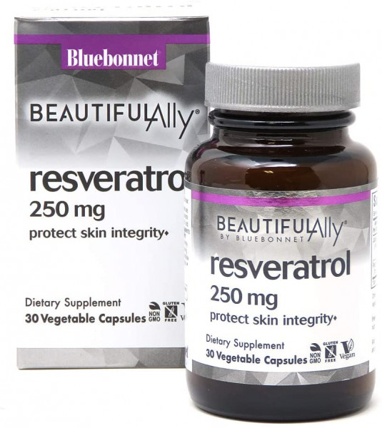   Bluebonnet Nutrition Resveratrol 250  30  (4384302923)