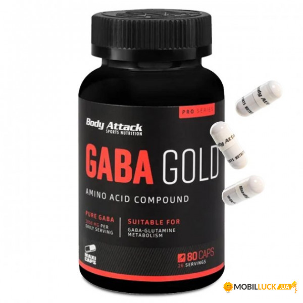   Body Attack GABA Gold 80  (4384303687)