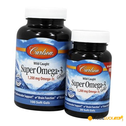   Carlson Labs Super Omega-3 1200 130  (67353019)