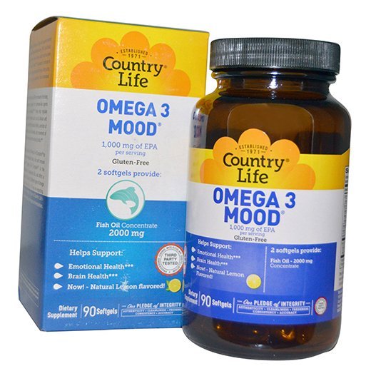   Country Life Omega-3 Mood 90   (67124004)