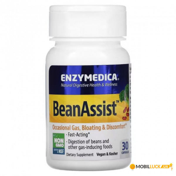   Enzymedica BeanAssist 60  (4384304517)  