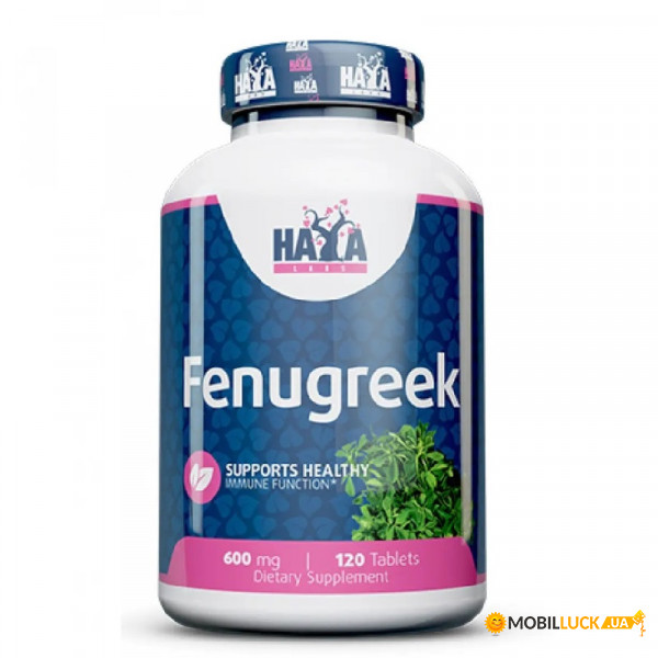   Haya Labs Fenugreek 600 mg 120  