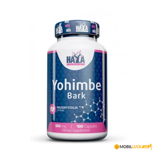   Haya Labs Yohimbe Bark 500 mg 100  