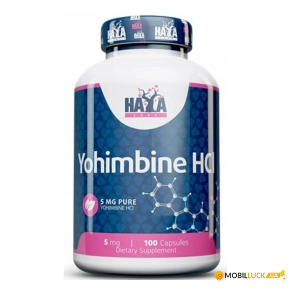   Haya Labs Yohimbine HCL 5 mg 100 