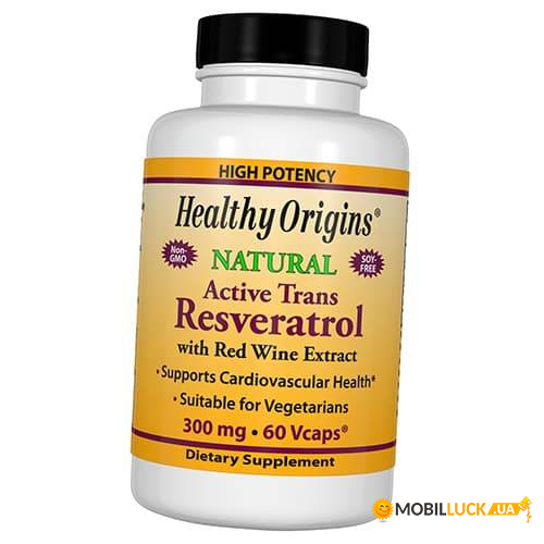   Healthy Origins Resveratrol 300 60  (70354001)