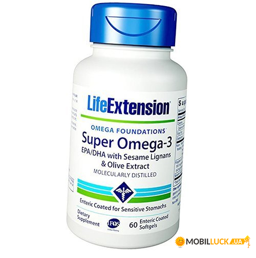   Life Extension Super Omega-3 60  (67346002)