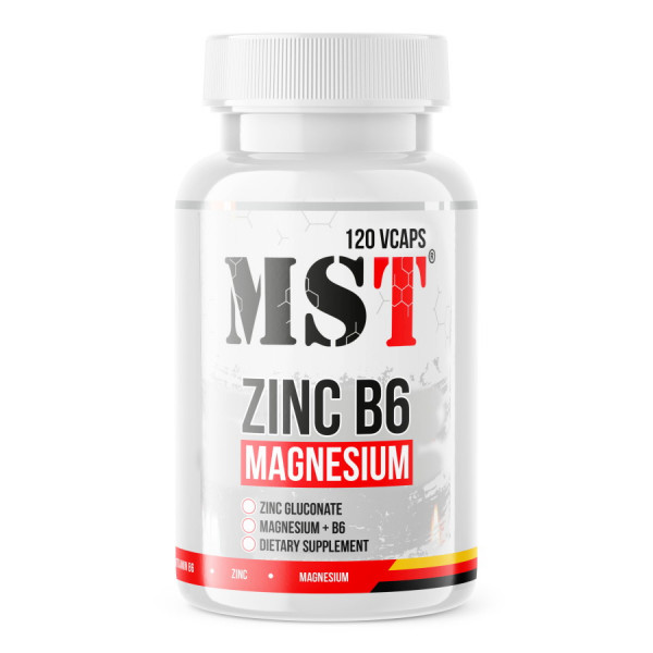   MST Nutrition Zinc B6 Magnesium 120  