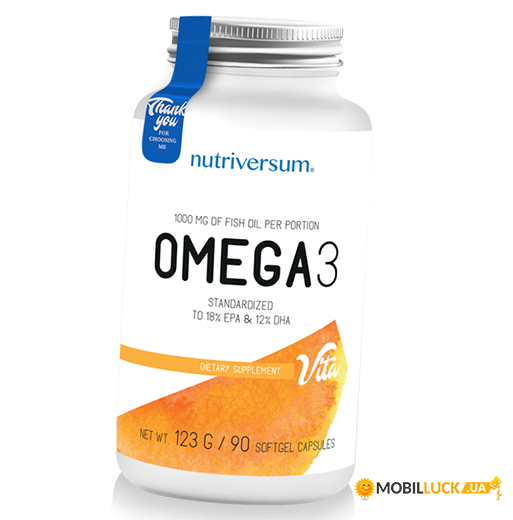   Nutriversum Omega 3 90  (67309001)