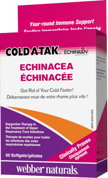   Webber Naturals Cold-A-Tak Echinacea 60  (4384303054)