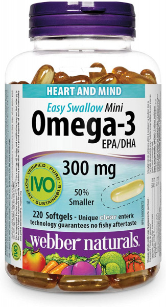   Webber Naturals Omega-3 Mini 220  (4384303458)