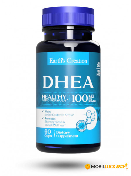   Earths Creation DHEA 100 mg 60 