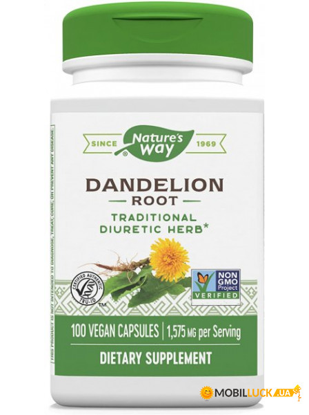   Nature's Way Dandelion Root 100  (4384303825)