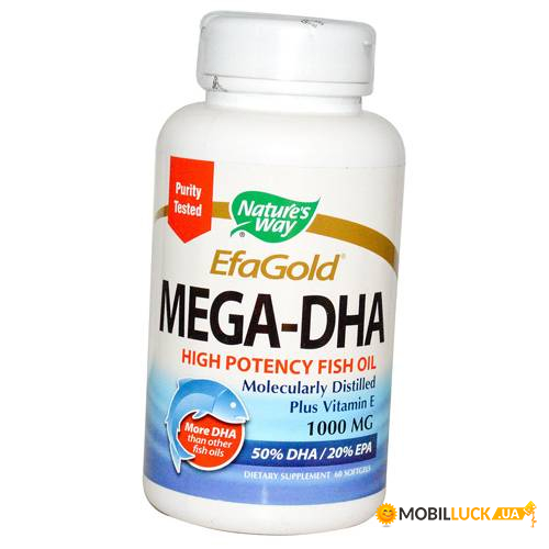   Nature's Way EfaGold Mega-DHA 60  (67344001)