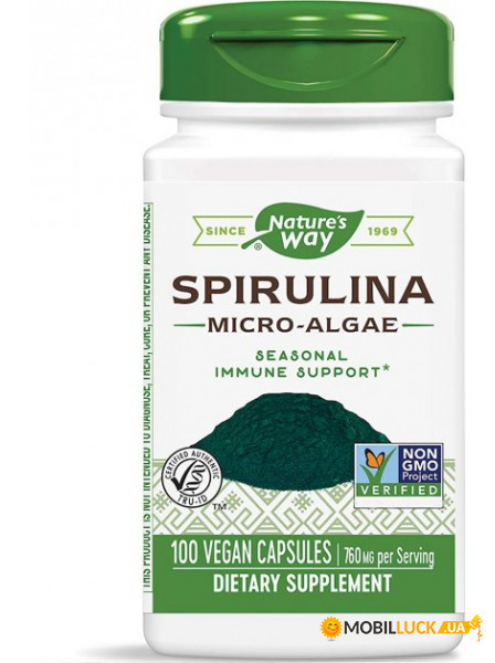   Nature's Way Spirulina Micro-Algae 100  (4384303835)