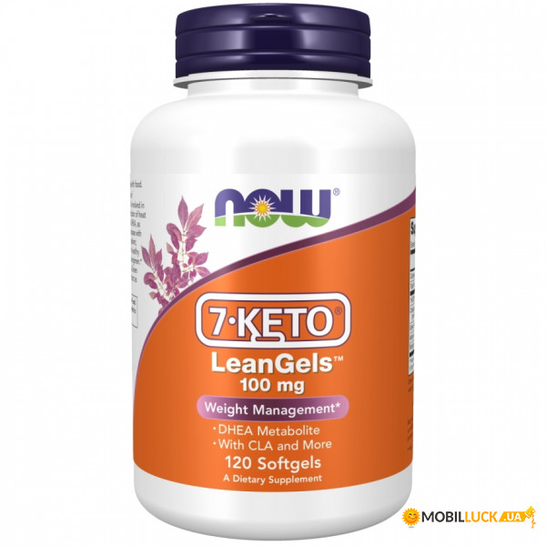 ϳ  NOW 7-Keto LeanGels 100 mg 120 