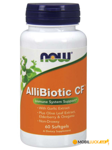   NOW AlliBiotic CF Softgels 60  (4384301712)