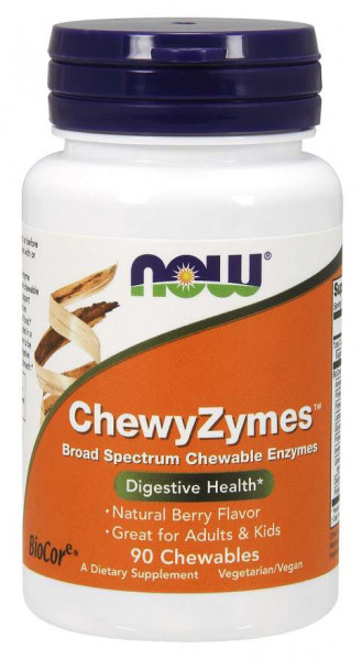   NOW ChewyZymes Chewables 90  (4384303067)