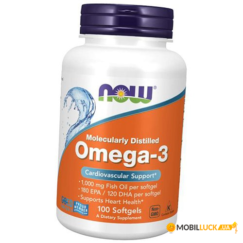   Now Foods Omega-3 1000 100  (67128007)