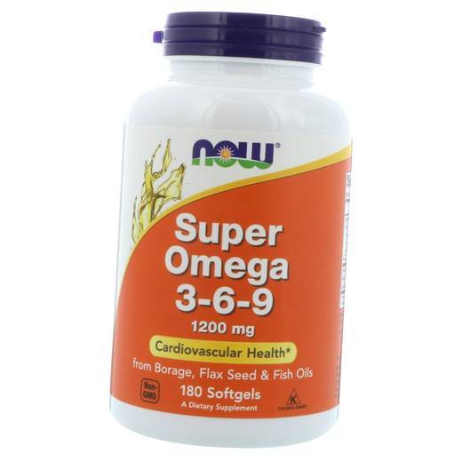   Now Foods Super Omega 3-6-9 180  (67128023)