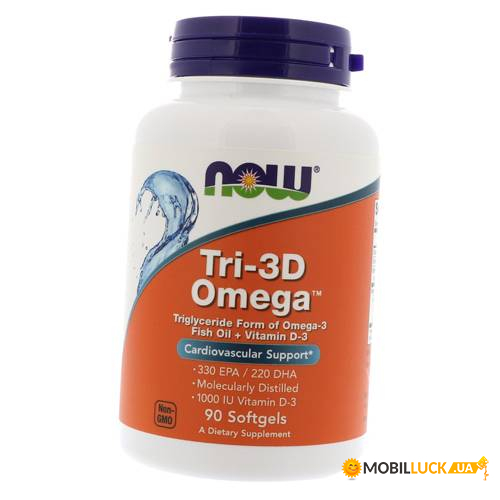   Now Foods Tri-3D Omega 90  (67128017)