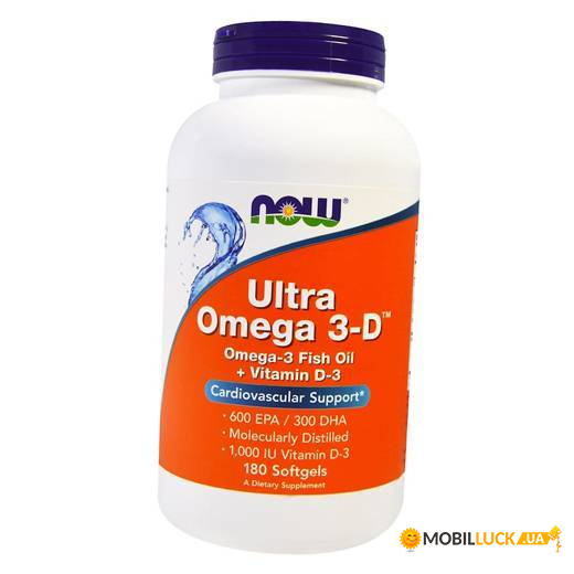   Now Foods Ultra Omega 3-D 180  (67128012)