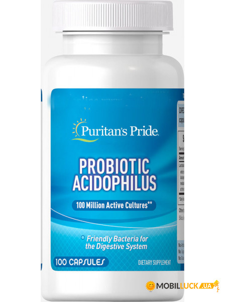   Puritan's Pride Probiotic Acidophilus 100  (4384301647)