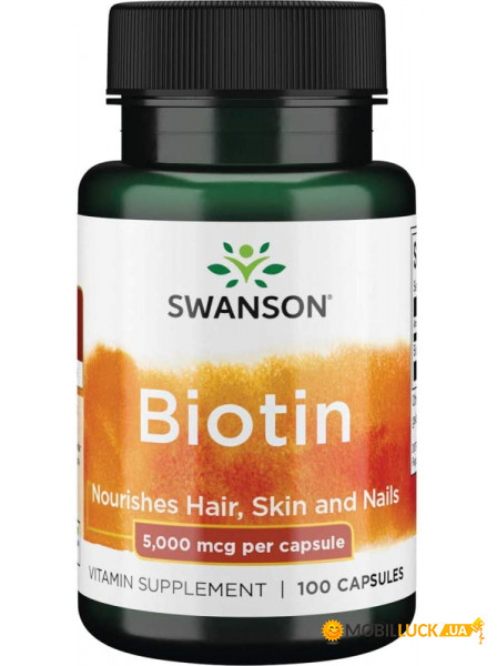   Swanson Biotin 100  (4384302974)