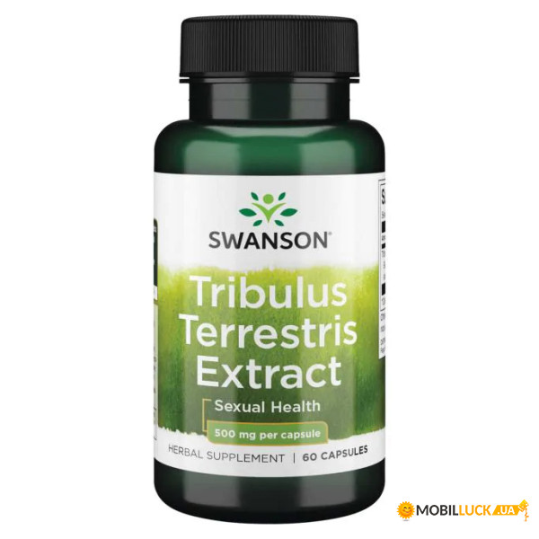   Swanson Tribulus Terrestris Extract 500mg 60caps