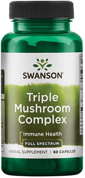   Swanson Triple Mushroom Complex 60  (4384302561)