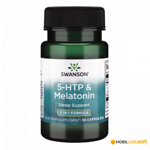  Swanson Ultra 5-HTP Melatonin - 30 veg caps