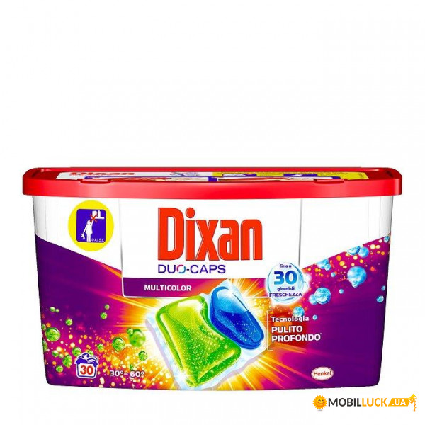    Dixan Duo-caps Multicolor 8015100574087 30 