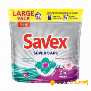    Savex Super Caps 2in1 Fresh, 25  045776